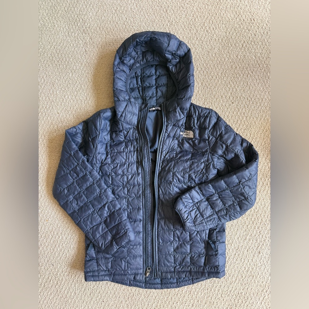 North Face navy Quilted Jacket